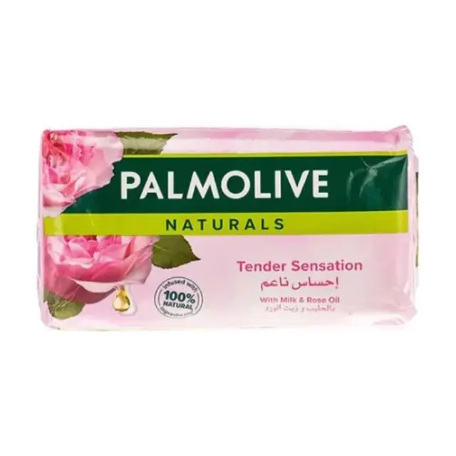 صابون پالمولیو با شیر و روغن گل رز