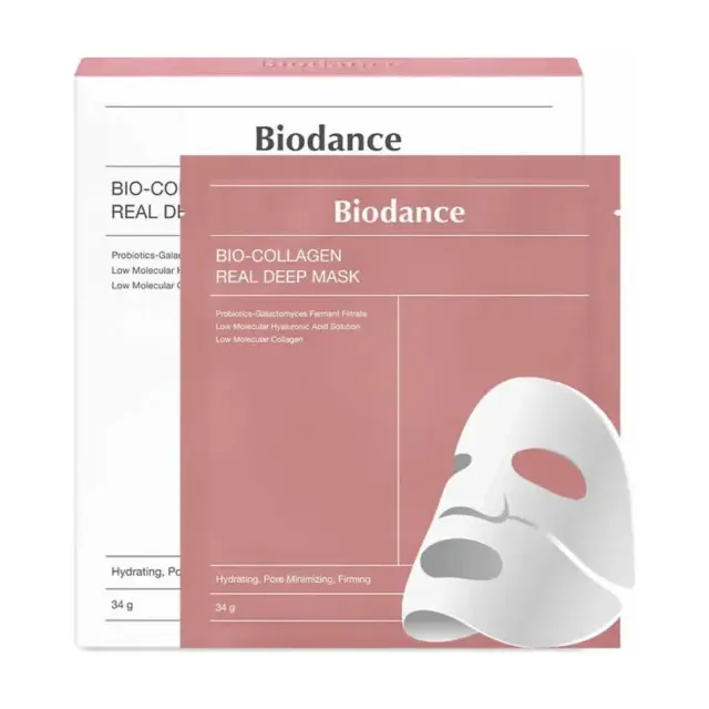 ماسک ورقه‌ای بایودنس مدل Bio-Collagen، ۴ عددی